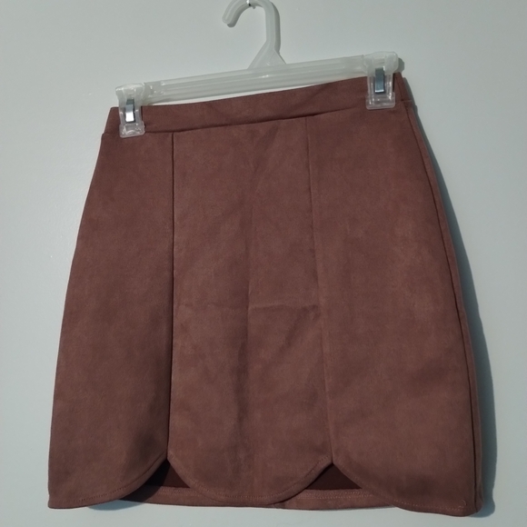 Charlotte Russe Dresses & Skirts - Charlotte Russe Brown Mini Skirt